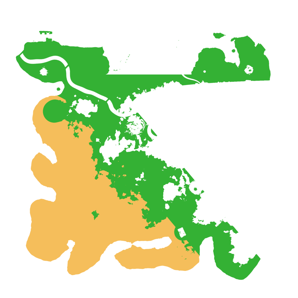 Biome Rust Map: Procedural Map, Size: 3500, Seed: 1787368394