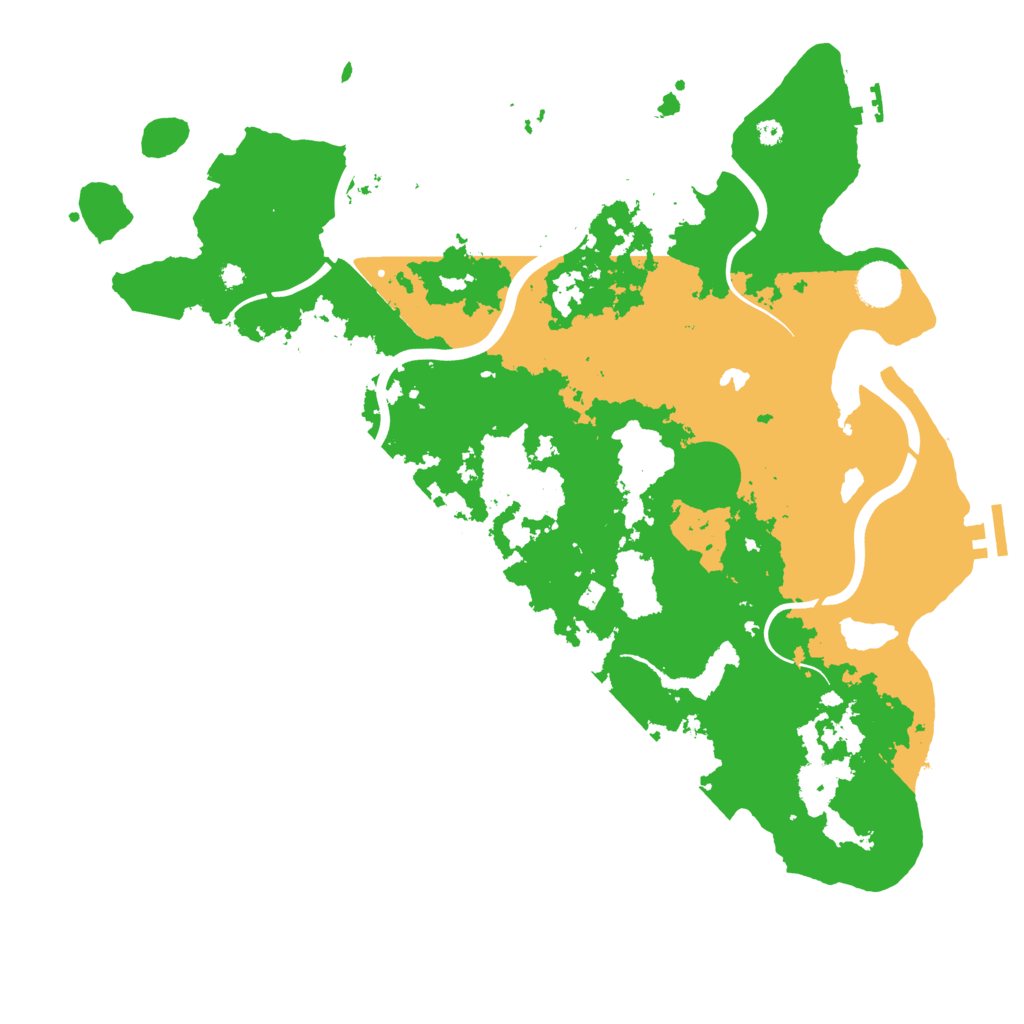 Biome Rust Map: Procedural Map, Size: 4000, Seed: 98789451