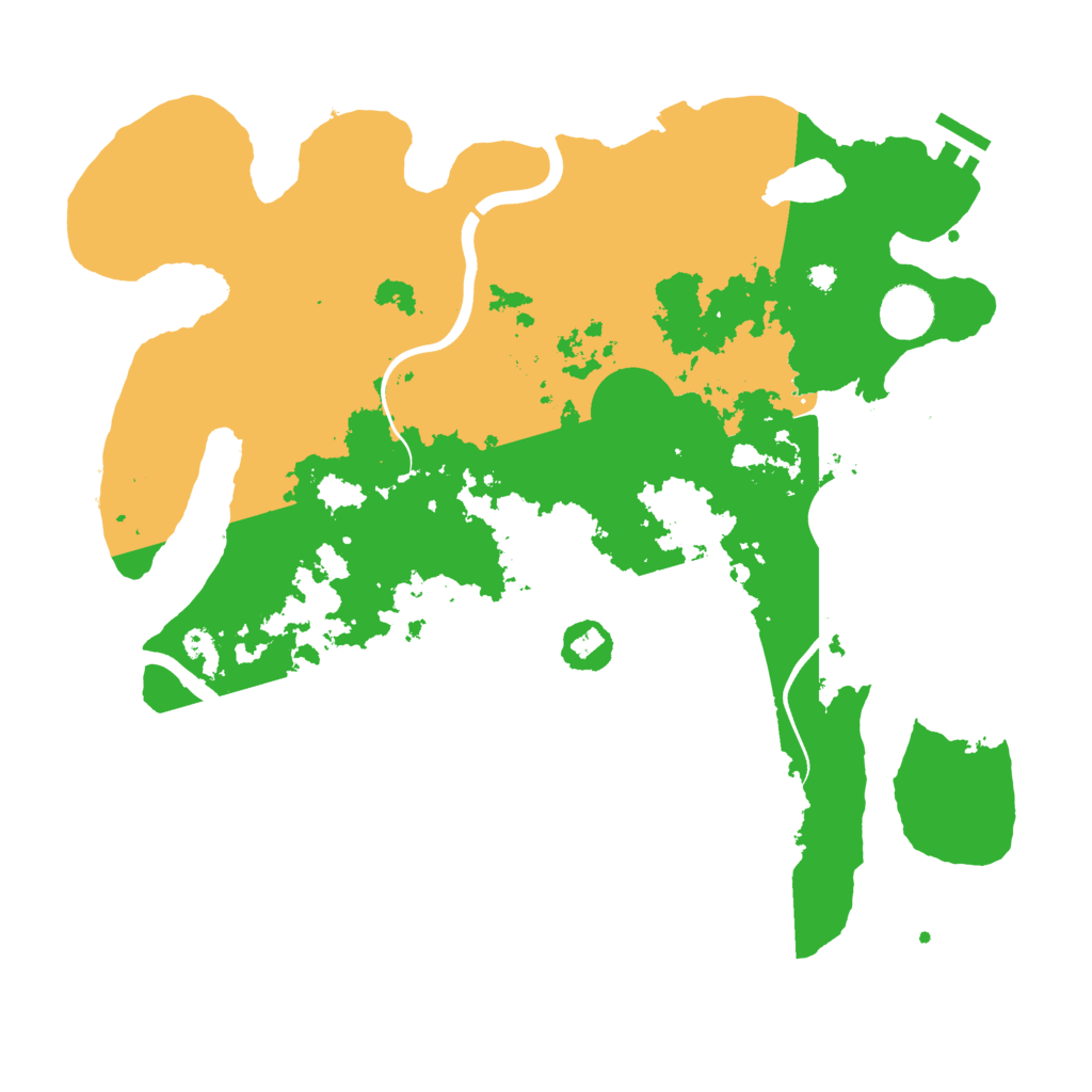 Biome Rust Map: Procedural Map, Size: 3800, Seed: 329465730