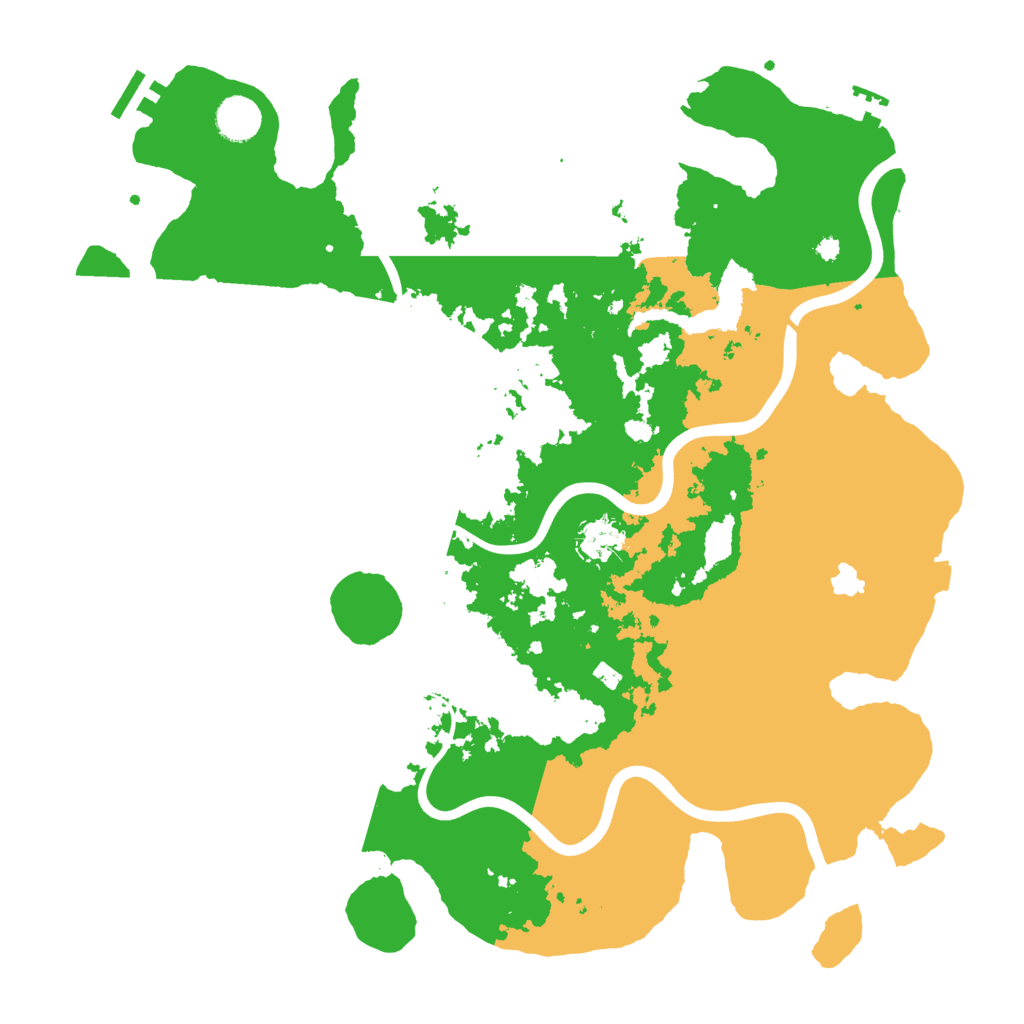 Biome Rust Map: Procedural Map, Size: 4000, Seed: 7463451