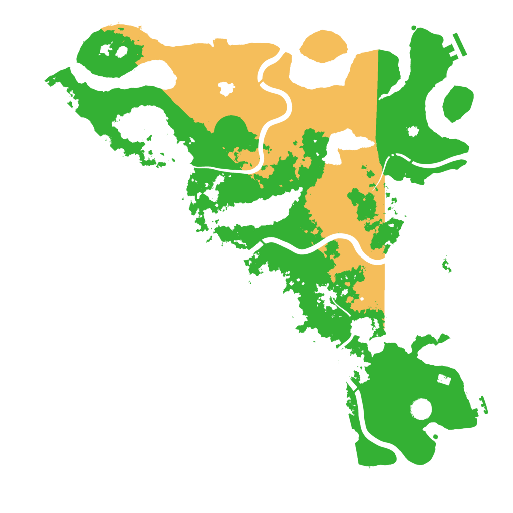 Biome Rust Map: Procedural Map, Size: 4250, Seed: 110938543