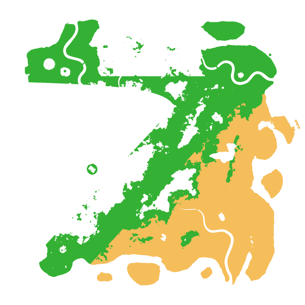 Biome Rust Map: Procedural Map, Size: 4700, Seed: 123321
