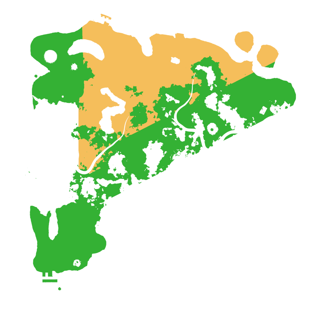 Biome Rust Map: Procedural Map, Size: 4250, Seed: 832907580