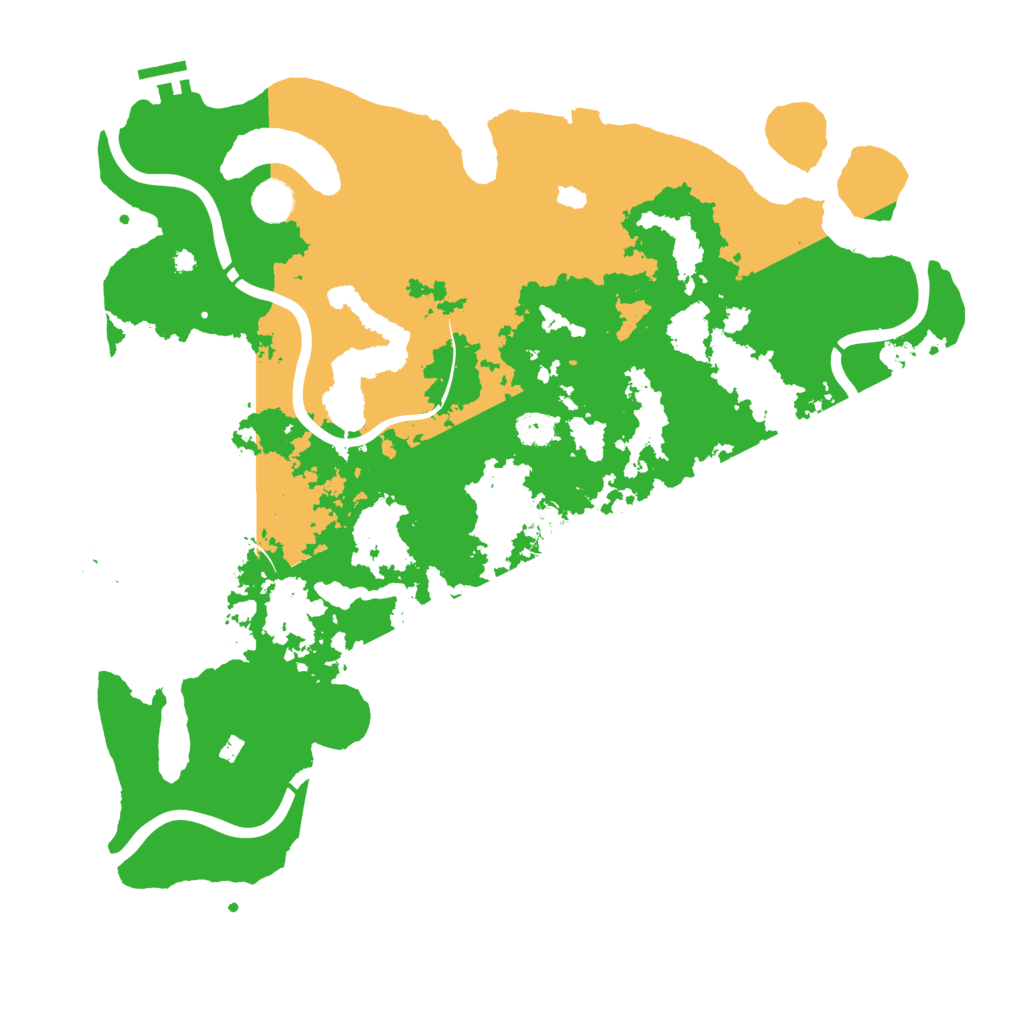 Biome Rust Map: Procedural Map, Size: 4250, Seed: 832907580