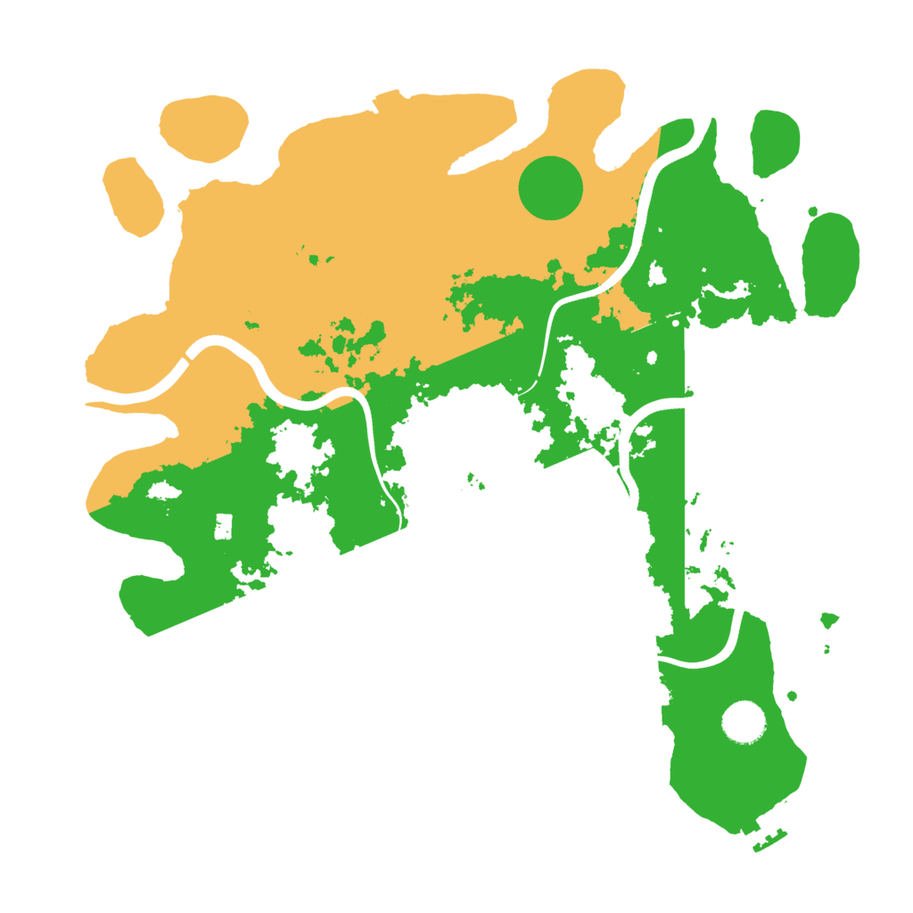 Biome Rust Map: Procedural Map, Size: 3750, Seed: 99764622