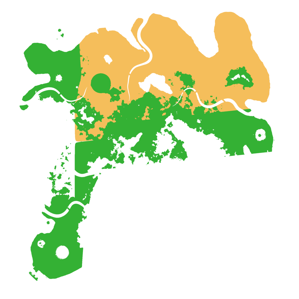 Biome Rust Map: Procedural Map, Size: 4000, Seed: 20250808