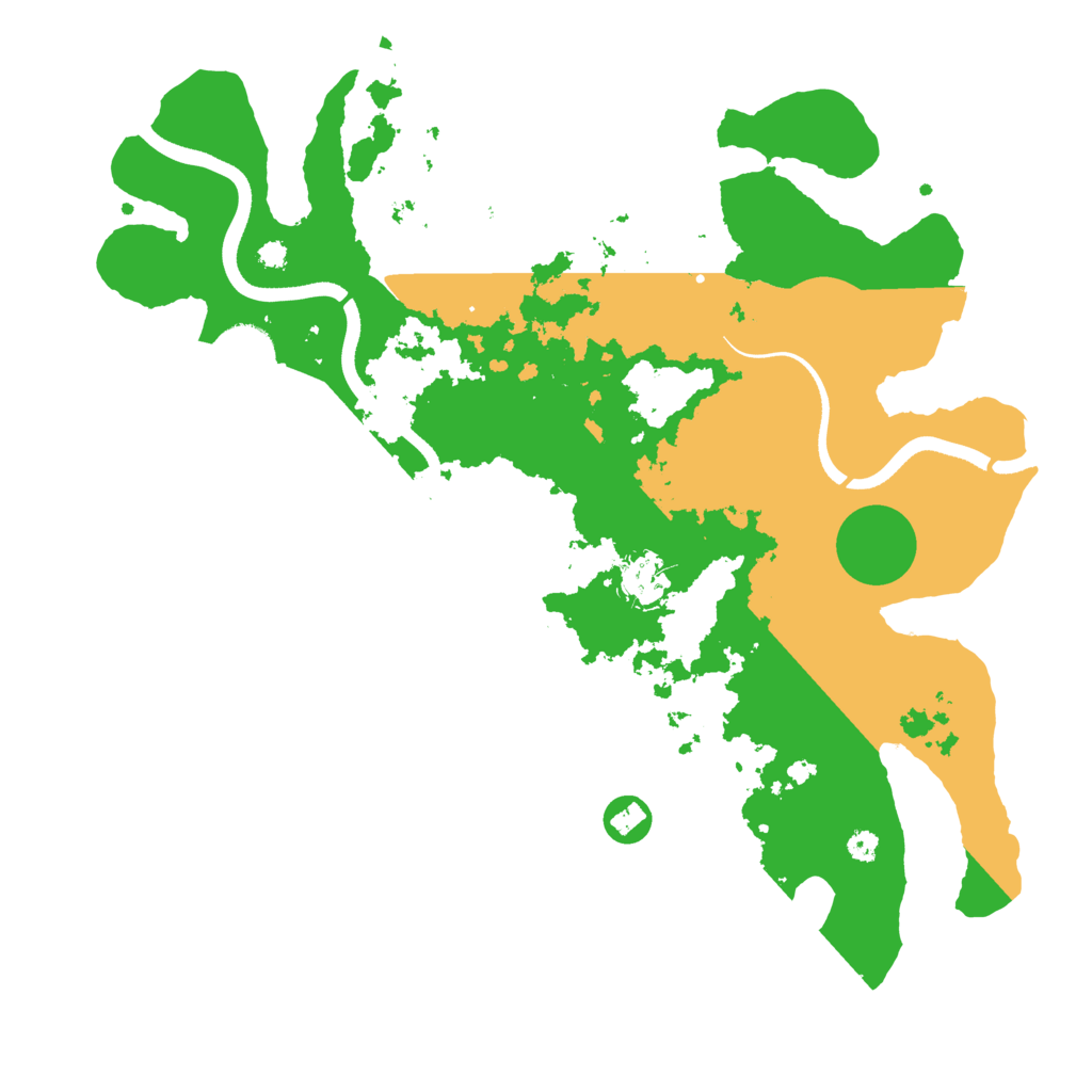 Biome Rust Map: Procedural Map, Size: 3600, Seed: 178813156