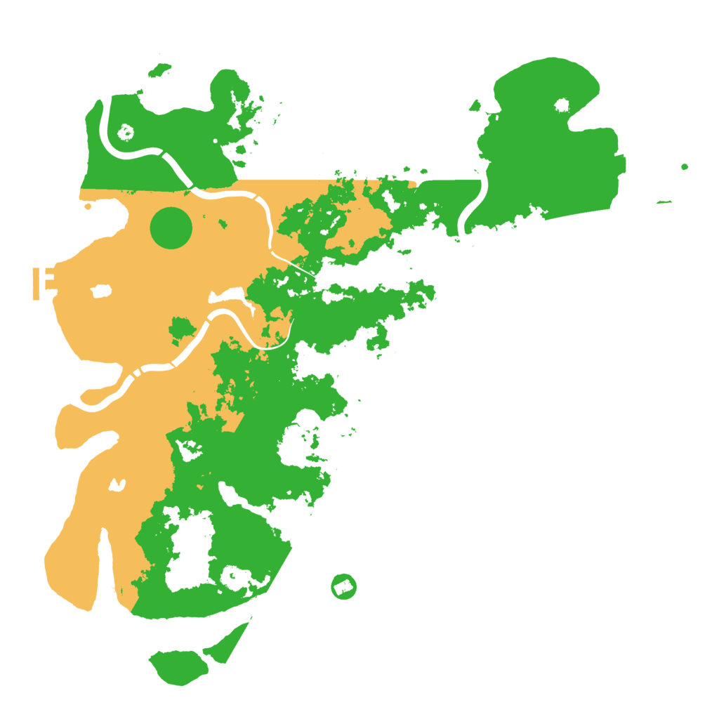 Biome Rust Map: Procedural Map, Size: 4500, Seed: 2044647474