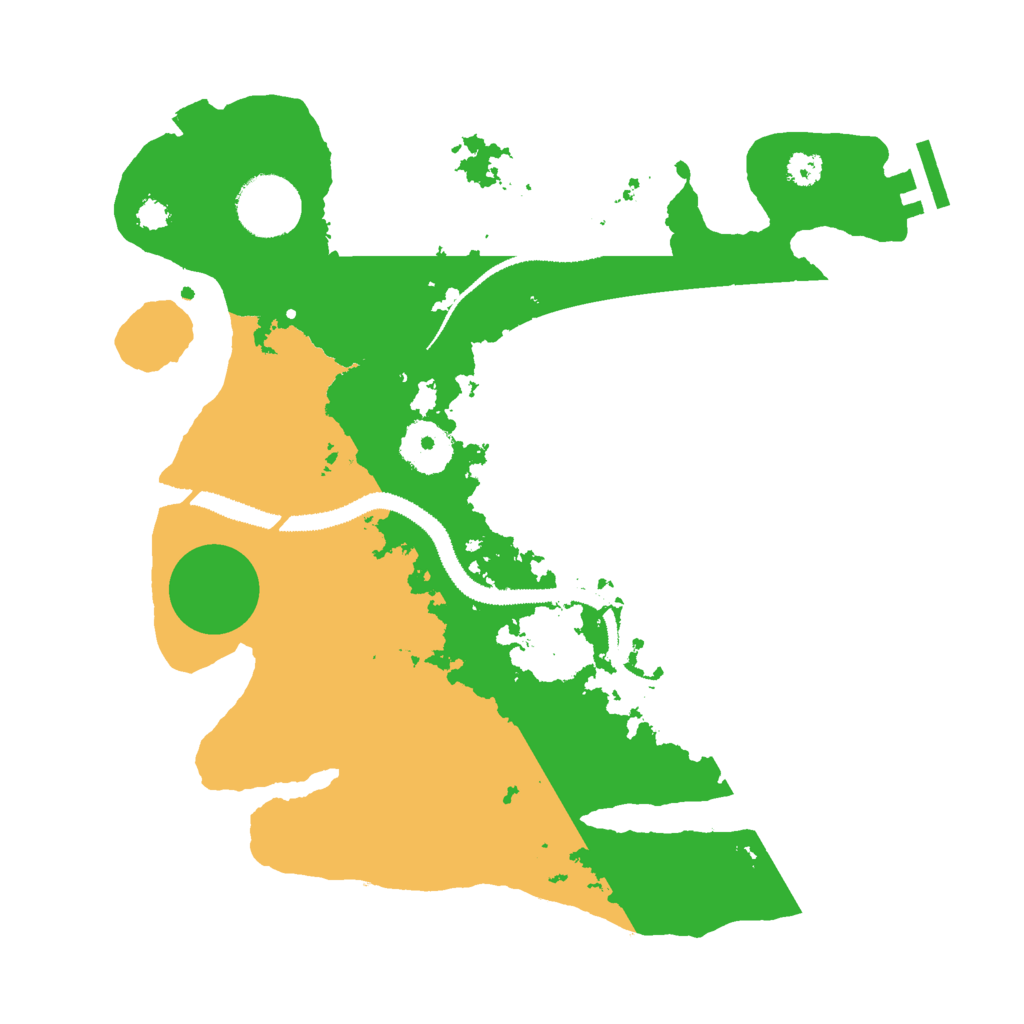 Biome Rust Map: Procedural Map, Size: 3000, Seed: 13928