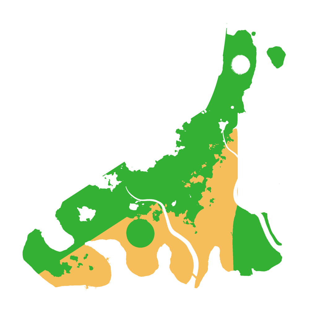 Biome Rust Map: Procedural Map, Size: 3000, Seed: 729047331