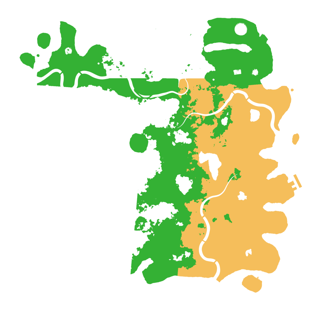 Biome Rust Map: Procedural Map, Size: 4500, Seed: 264323223