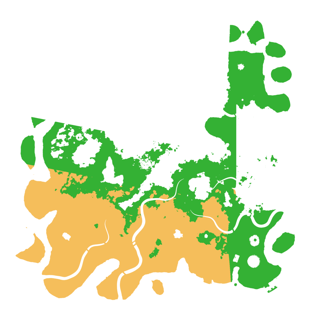 Biome Rust Map: Procedural Map, Size: 4500, Seed: 330016416