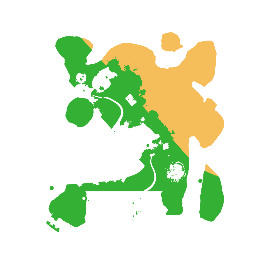 Biome Rust Map: Procedural Map, Size: 2500, Seed: 2469753