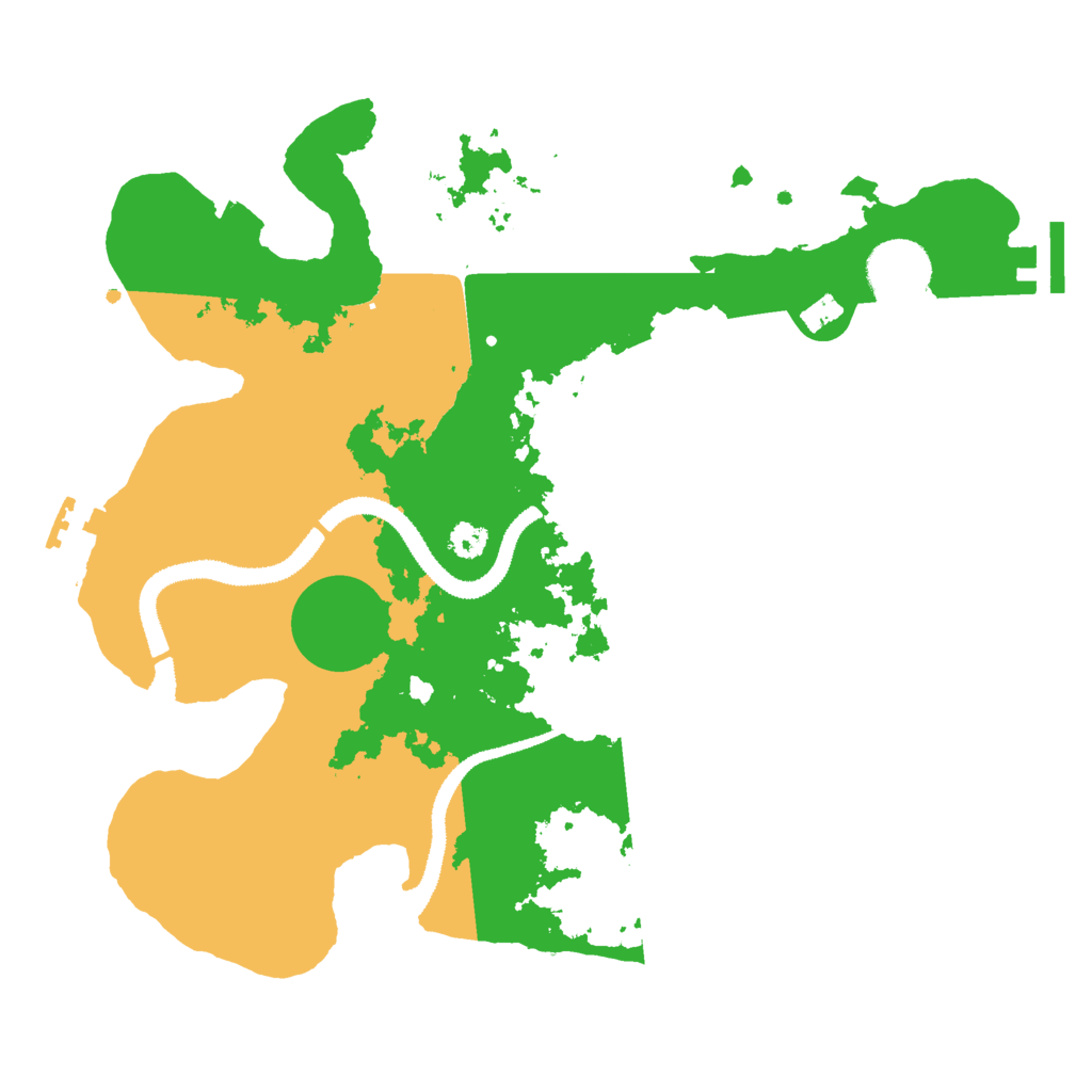 Biome Rust Map: Procedural Map, Size: 3000, Seed: 42289