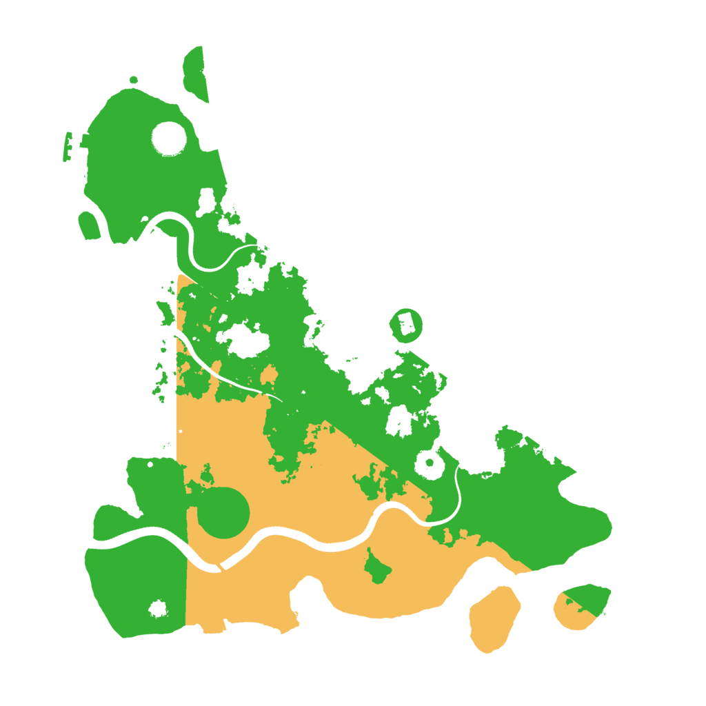 Biome Rust Map: Procedural Map, Size: 3600, Seed: 1939756183