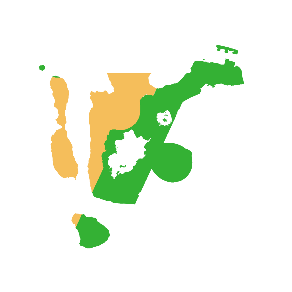 Biome Rust Map: Procedural Map, Size: 2000, Seed: 1457741029