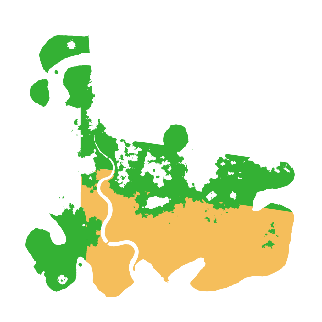 Biome Rust Map: Procedural Map, Size: 3500, Seed: 1757720018