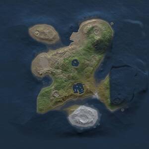 Thumbnail Rust Map: Procedural Map, Size: 2000, Seed: 967192093, 4 Monuments