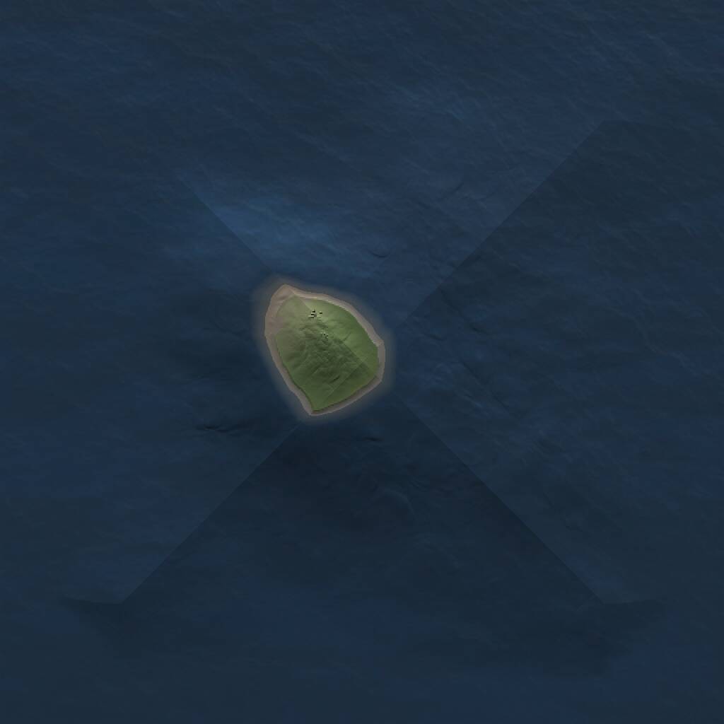 Rust Map: Procedural Map, Size: 1000, Seed: 2135274643, 1 Monuments