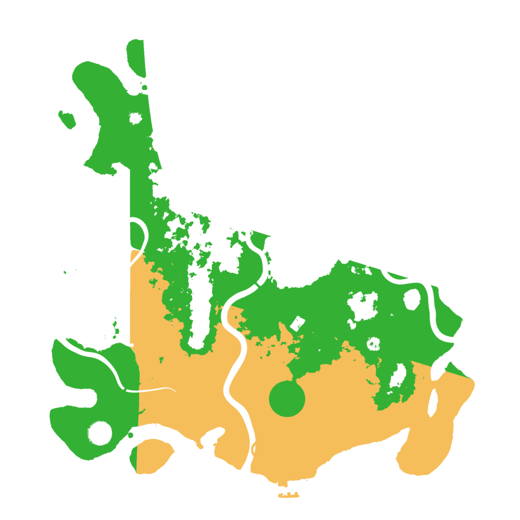 Biome Rust Map: Procedural Map, Size: 3805, Seed: 13825
