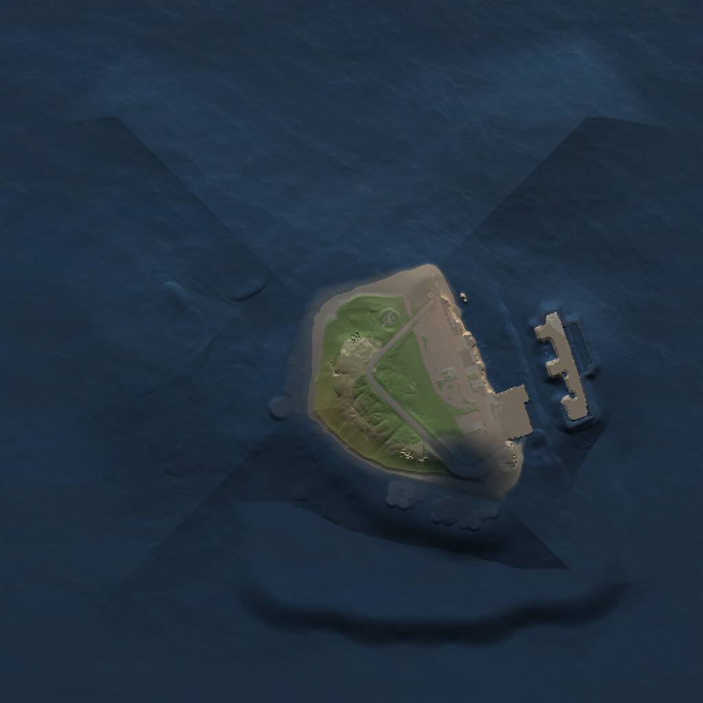 Rust Map: Procedural Map, Size: 1000, Seed: 296498877, 2 Monuments