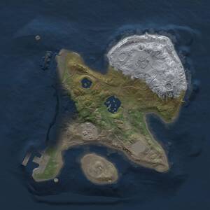 Thumbnail Rust Map: Procedural Map, Size: 2000, Seed: 1588122313, 6 Monuments
