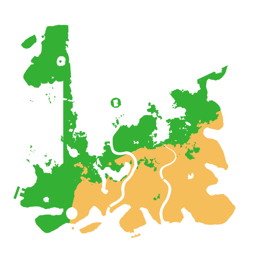 Biome Rust Map: Procedural Map, Size: 4000, Seed: 20601809