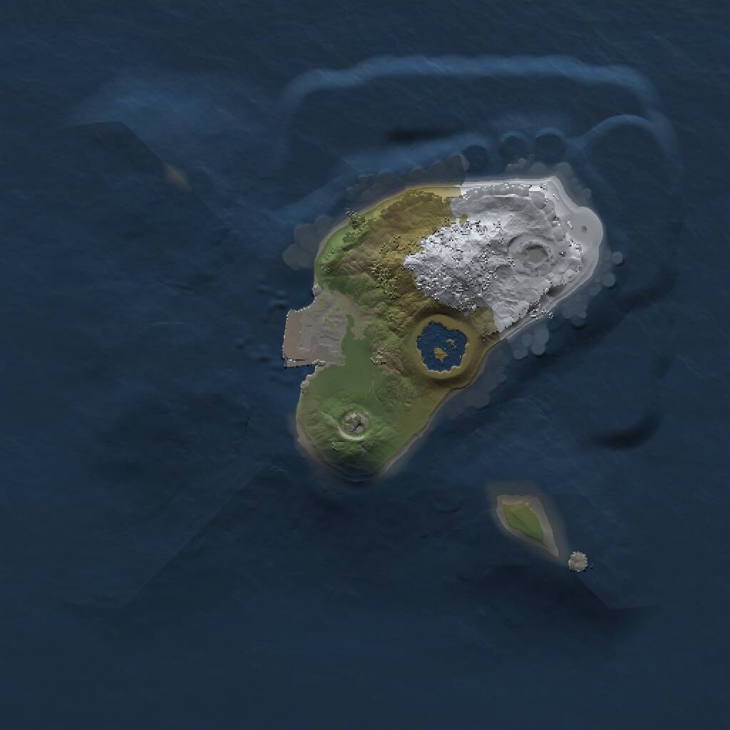 Rust Map: Procedural Map, Size: 1500, Seed: 721400052, 1 Monuments