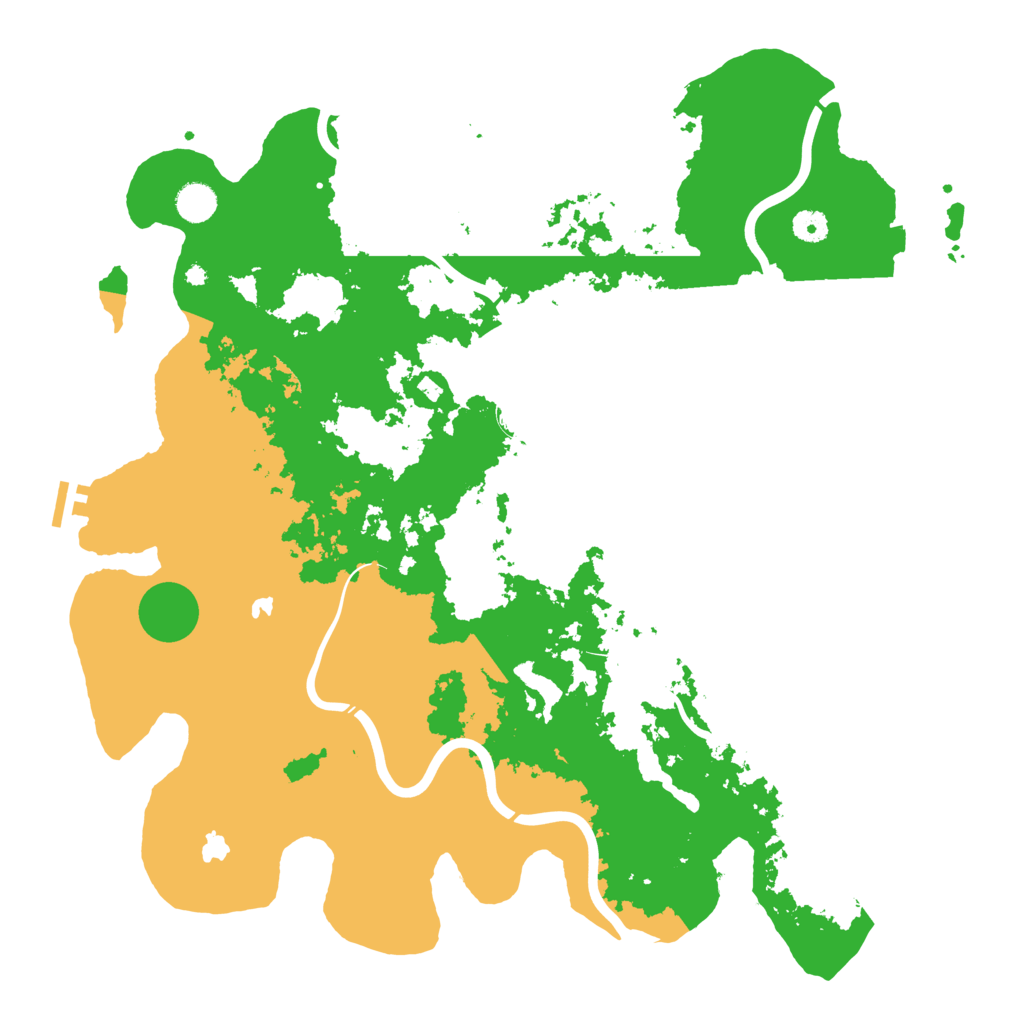 Biome Rust Map: Procedural Map, Size: 4500, Seed: 992895666