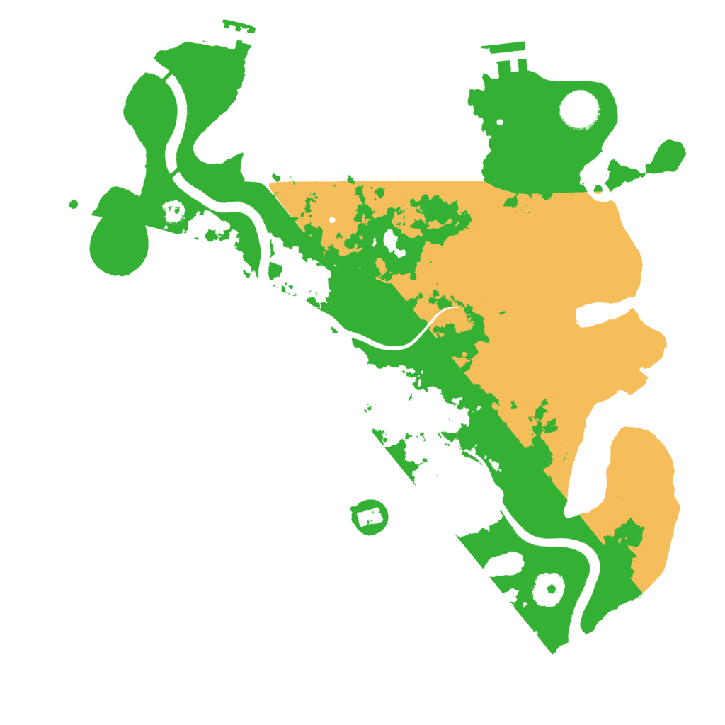 Biome Rust Map: Procedural Map, Size: 3300, Seed: 251931652