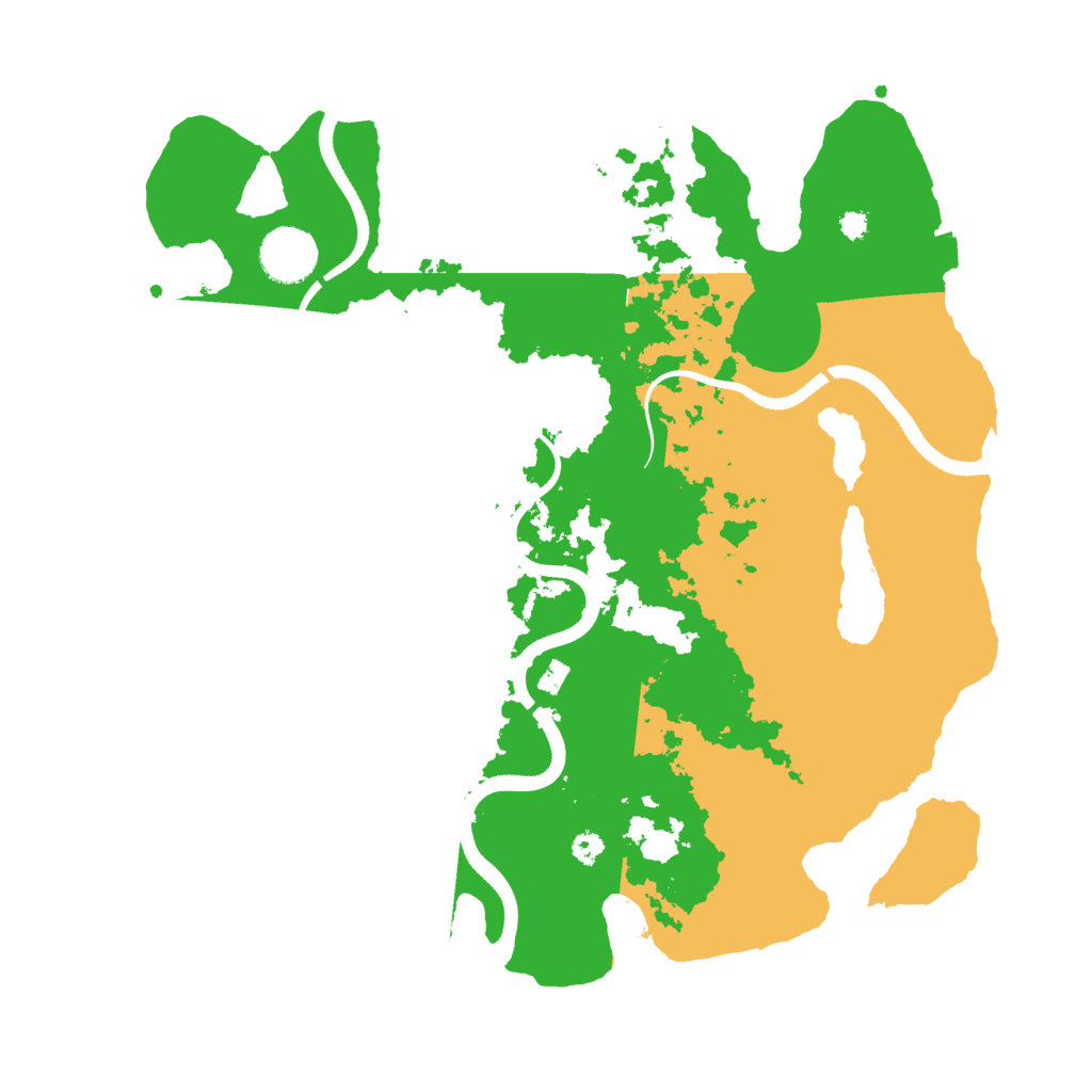 Biome Rust Map: Procedural Map, Size: 3500, Seed: 914572175