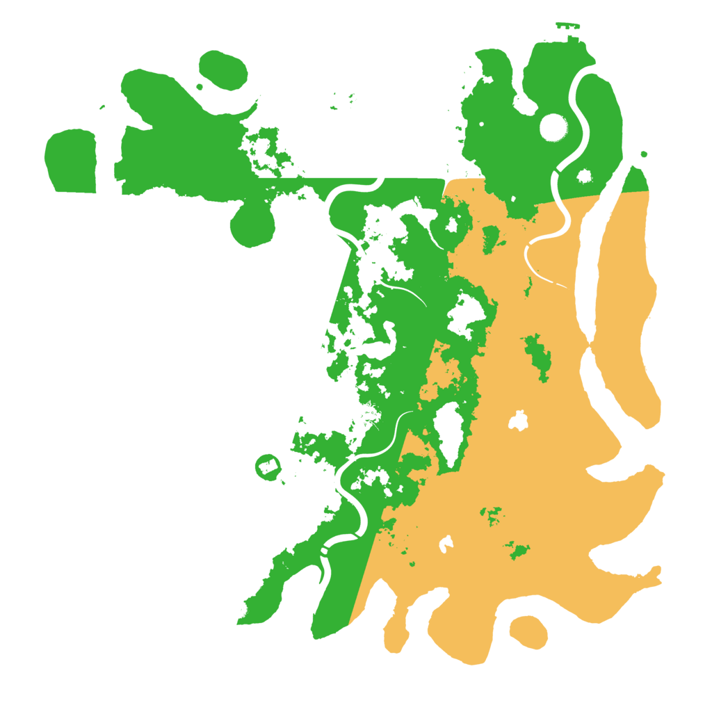 Biome Rust Map: Procedural Map, Size: 4500, Seed: 552891677