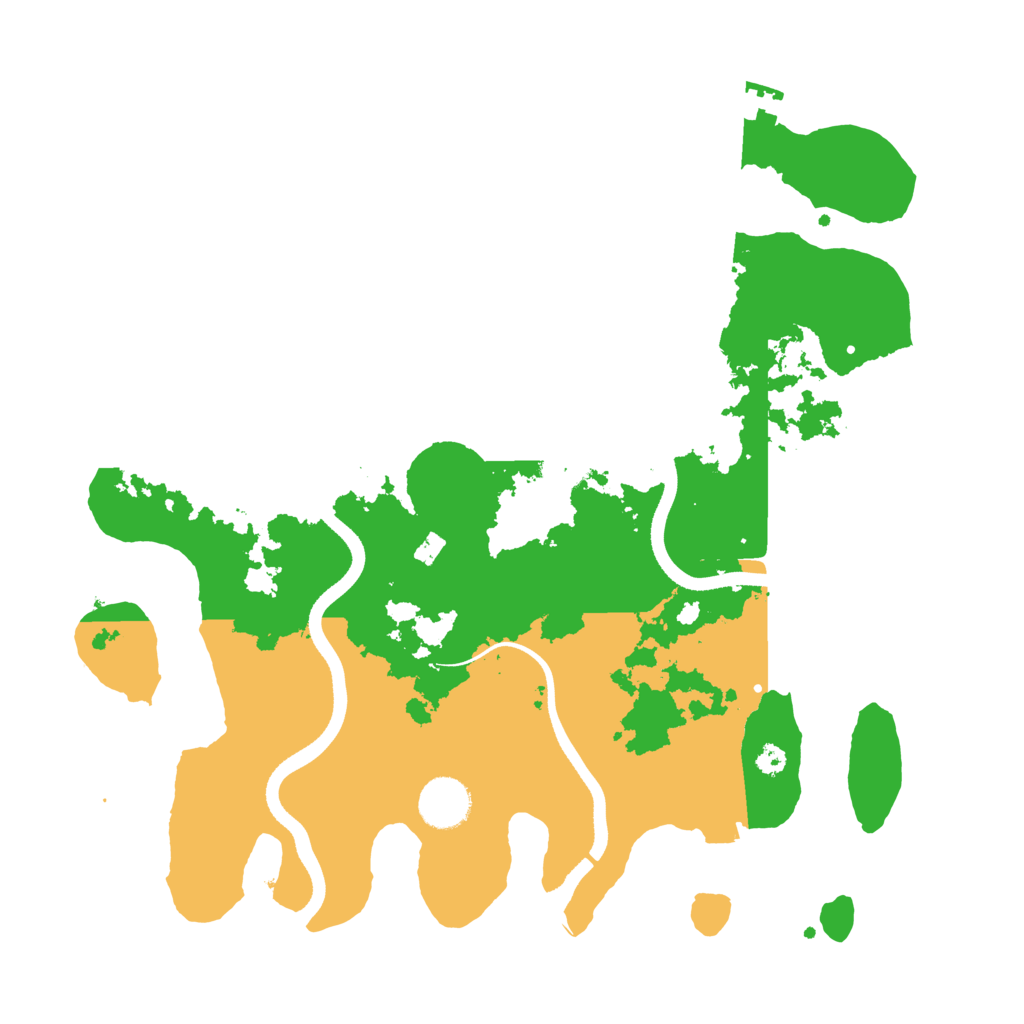 Biome Rust Map: Procedural Map, Size: 3500, Seed: 1208062445