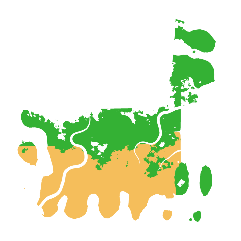Biome Rust Map: Procedural Map, Size: 3500, Seed: 1208062445
