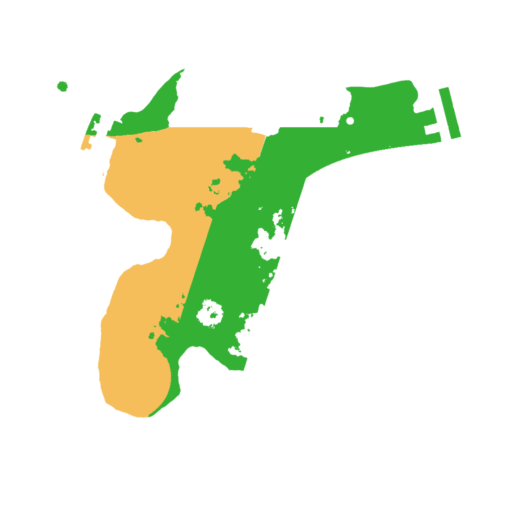 Biome Rust Map: Procedural Map, Size: 2000, Seed: 491706704