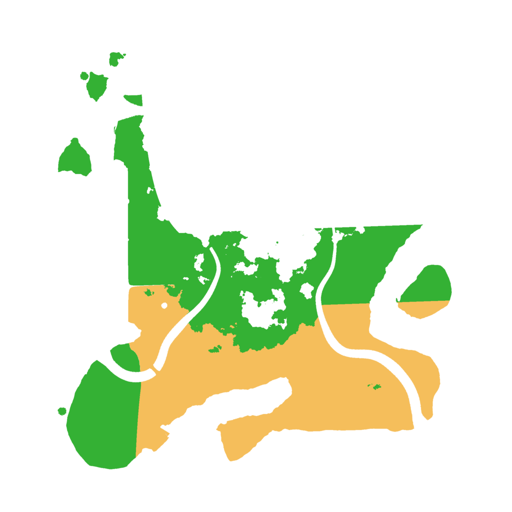 Biome Rust Map: Procedural Map, Size: 2500, Seed: 1606752470