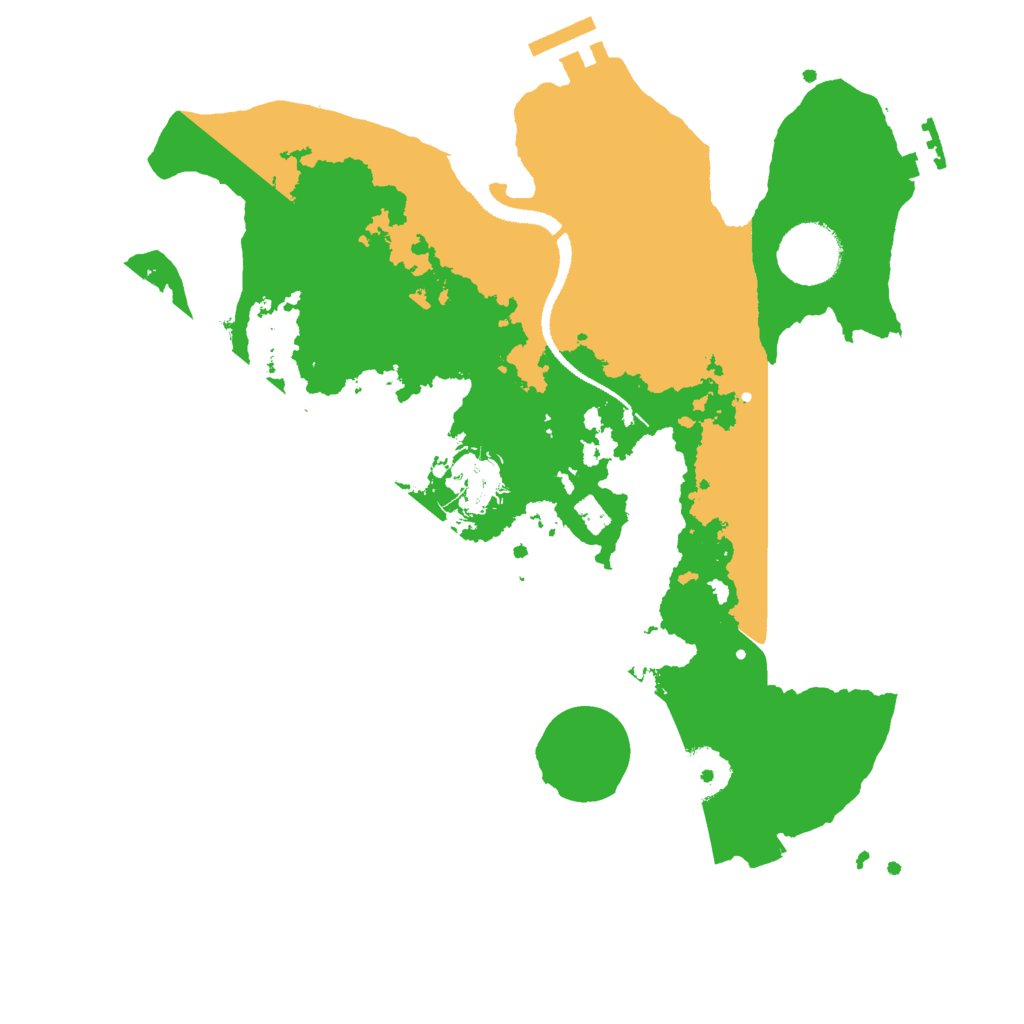 Biome Rust Map: Procedural Map, Size: 3000, Seed: 4021231