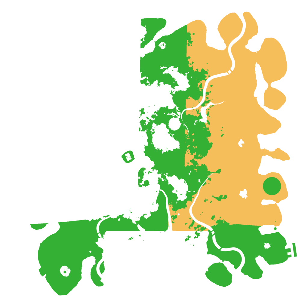 Biome Rust Map: Procedural Map, Size: 4500, Seed: 1381926663