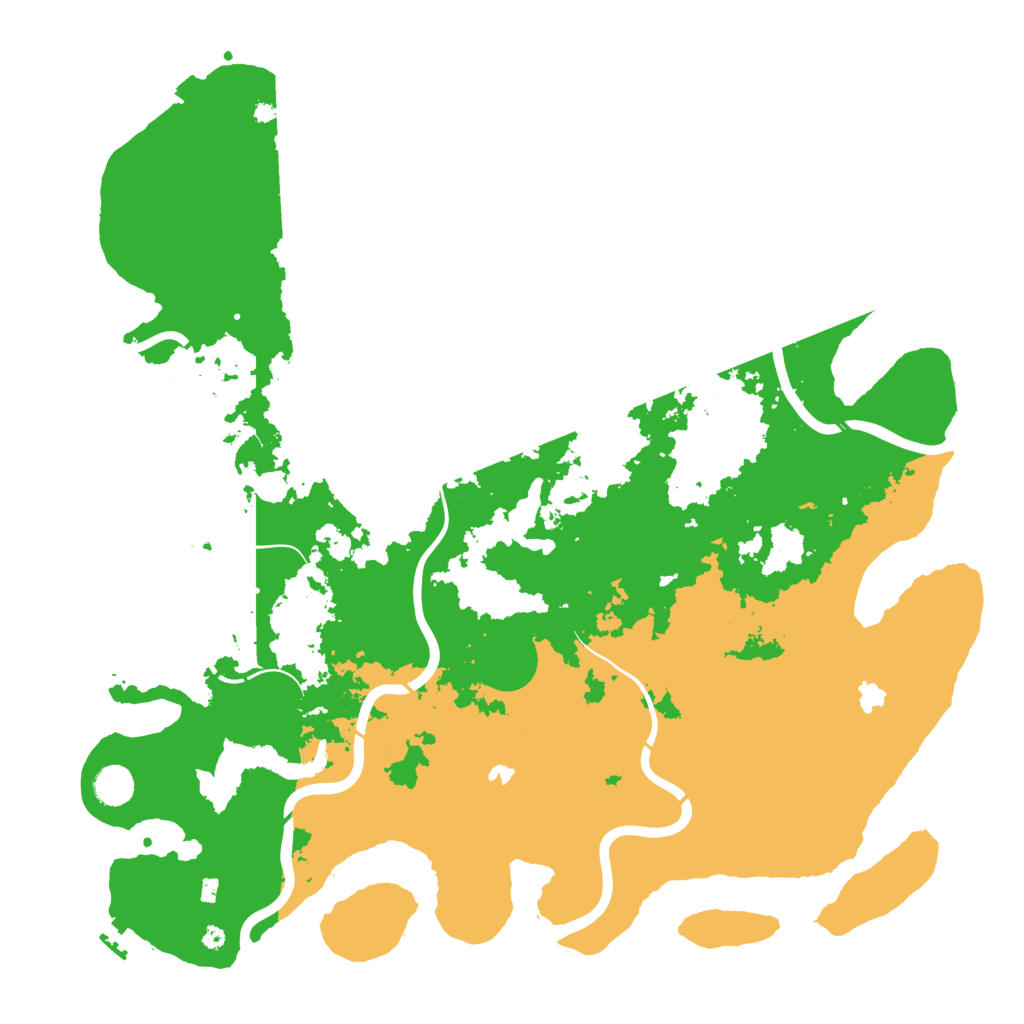 Biome Rust Map: Procedural Map, Size: 4500, Seed: 1381883196