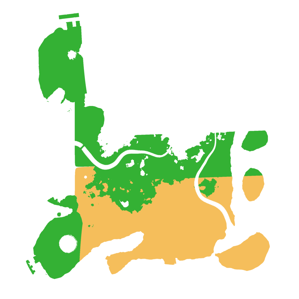 Biome Rust Map: Procedural Map, Size: 3000, Seed: 1606752470