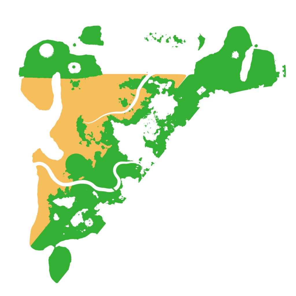 Biome Rust Map: Procedural Map, Size: 3700, Seed: 1675661480