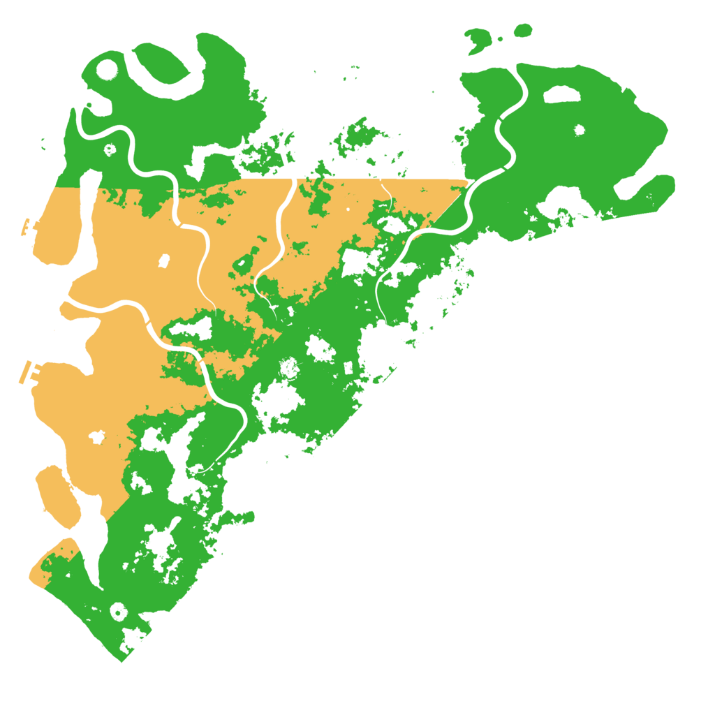 Biome Rust Map: Procedural Map, Size: 6000, Seed: 287249040