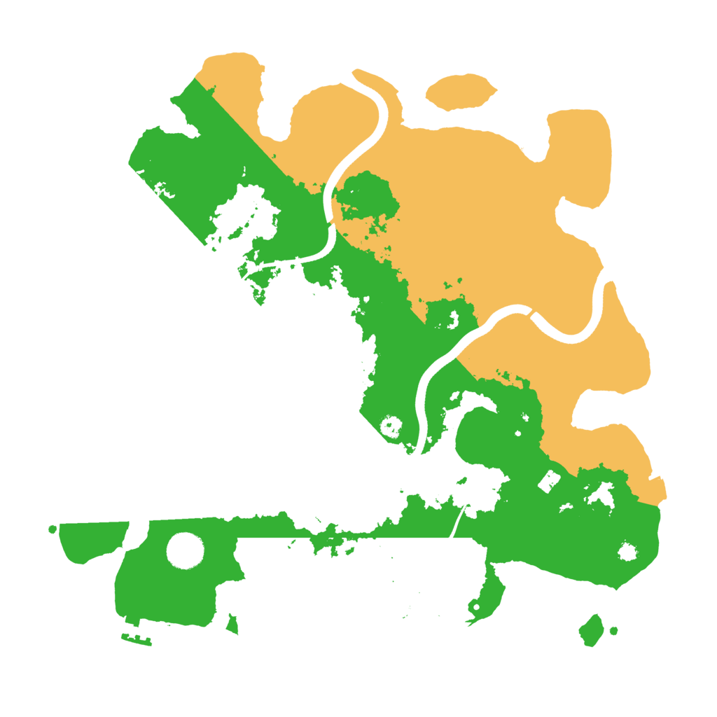 Biome Rust Map: Procedural Map, Size: 3500, Seed: 389866301