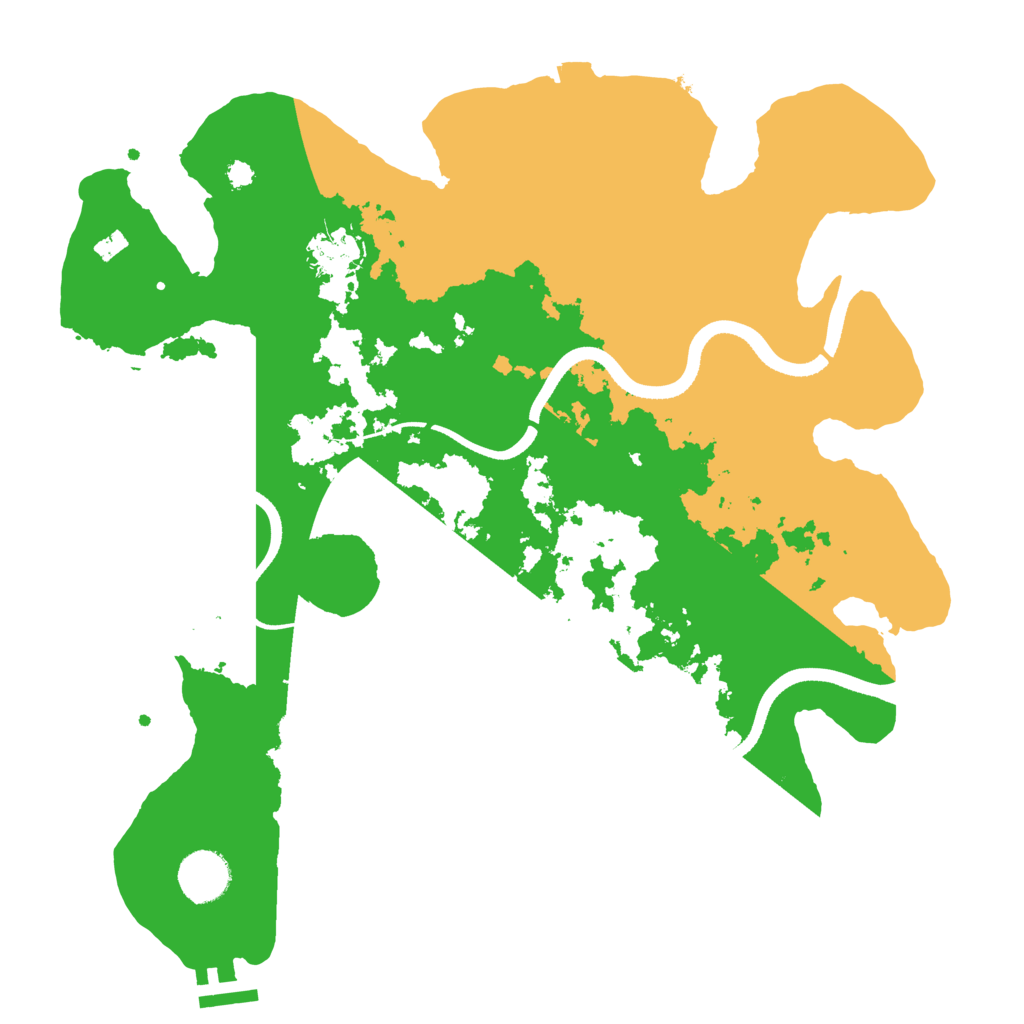 Biome Rust Map: Procedural Map, Size: 3500, Seed: 1507029888