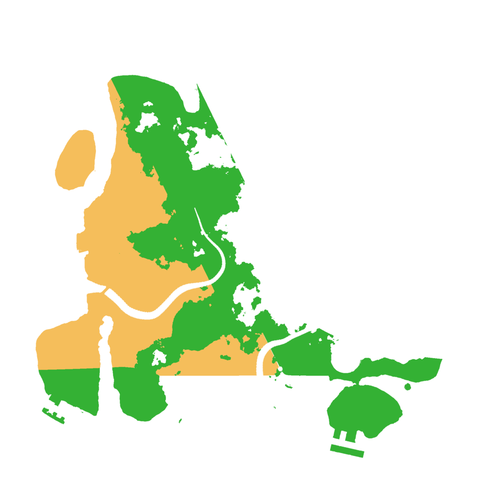Biome Rust Map: Procedural Map, Size: 3000, Seed: 365740