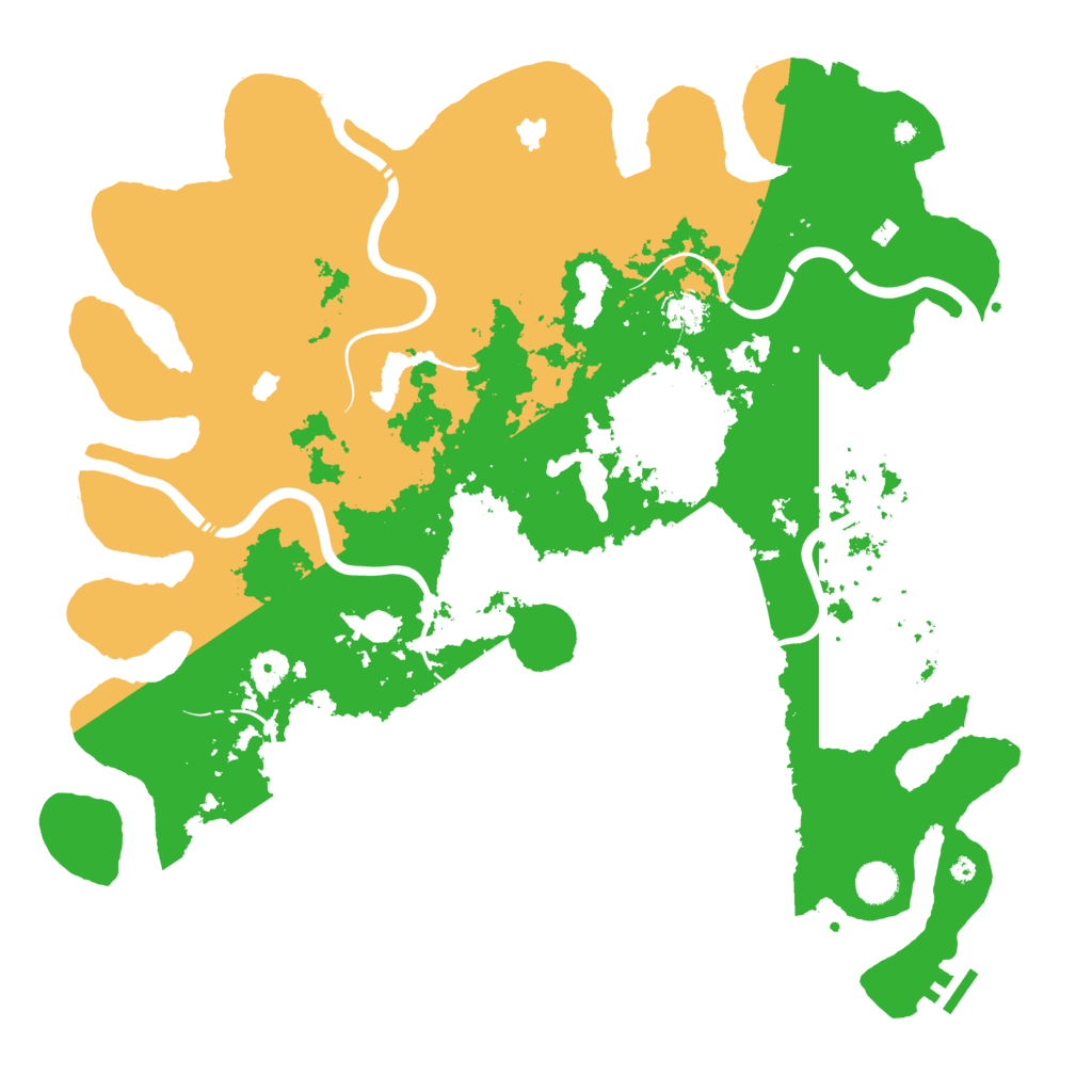 Biome Rust Map: Procedural Map, Size: 4500, Seed: 200491914