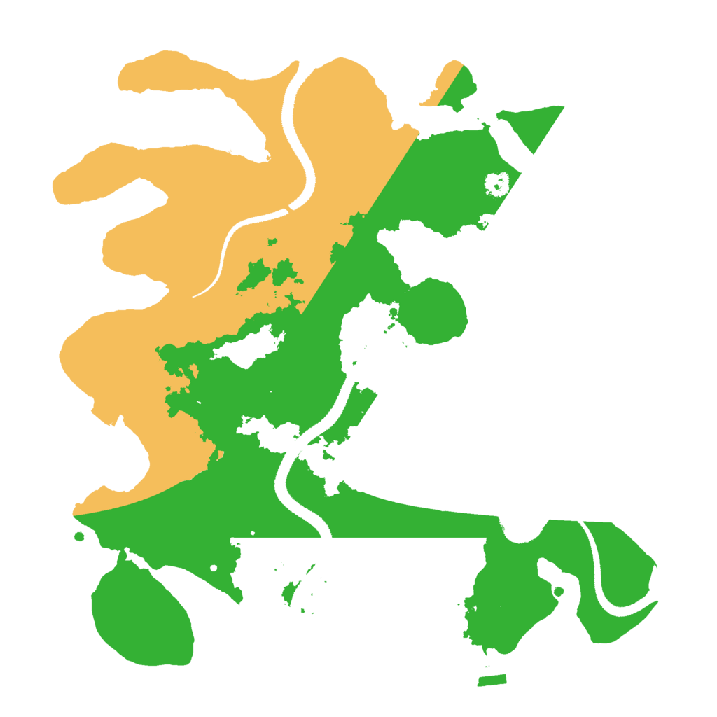 Biome Rust Map: Procedural Map, Size: 3000, Seed: 918723