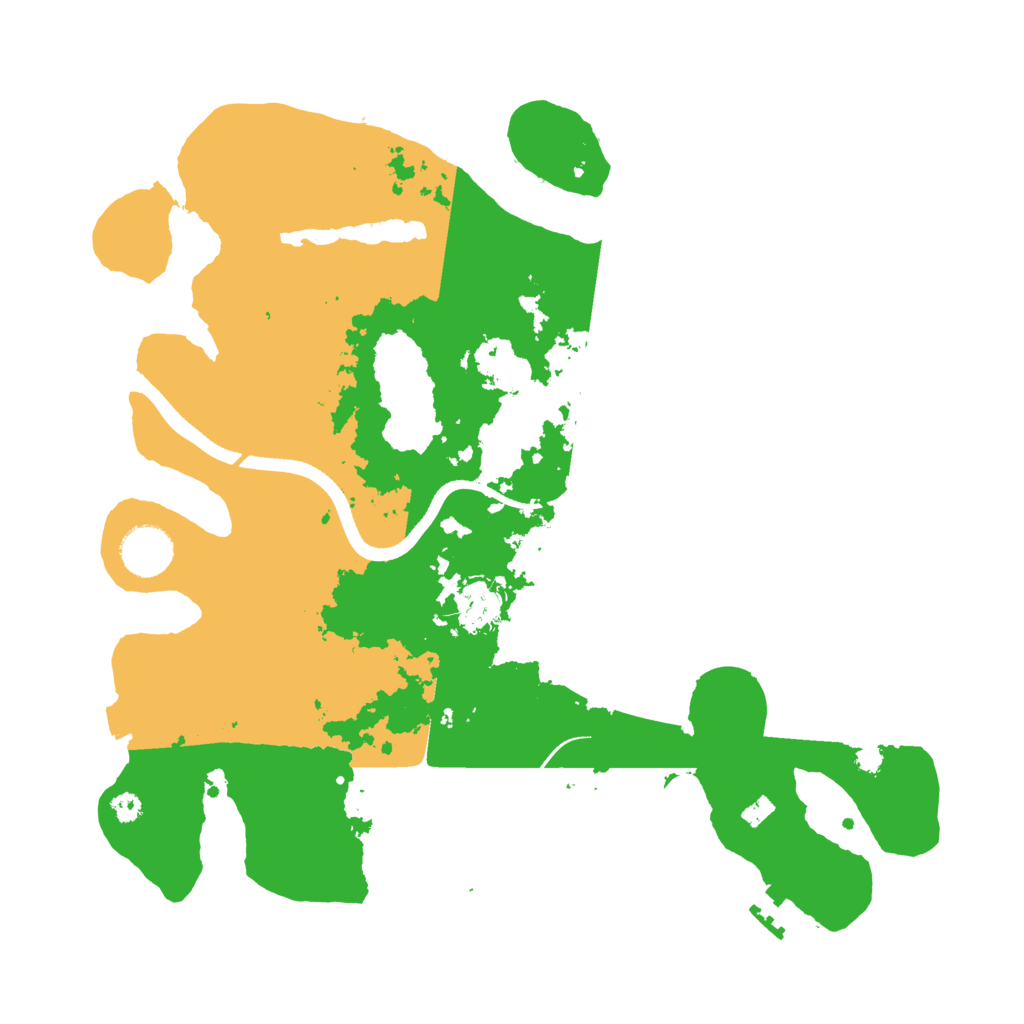 Biome Rust Map: Procedural Map, Size: 3500, Seed: 32800420