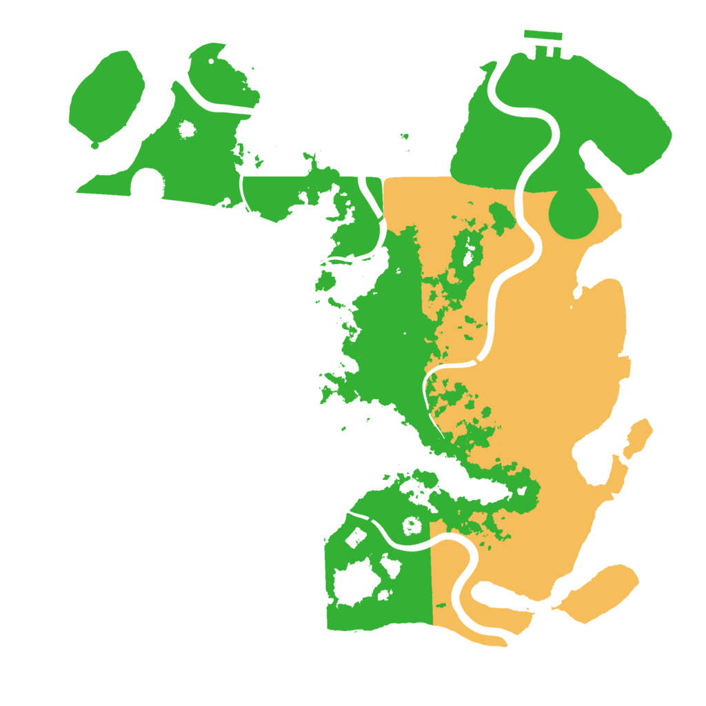 Biome Rust Map: Procedural Map, Size: 3750, Seed: 790355218