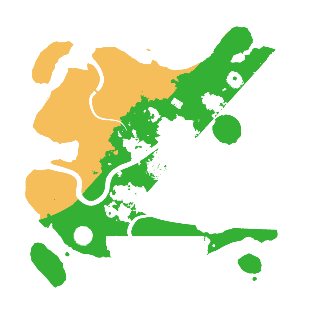 Biome Rust Map: Procedural Map, Size: 3000, Seed: 18389